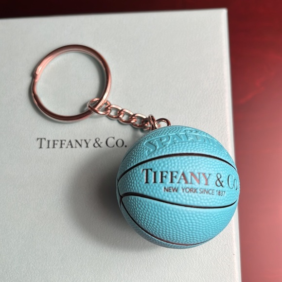 Tiffany & Co Spaulding basketball key chain. New. Never used. - Picture 4 of 6